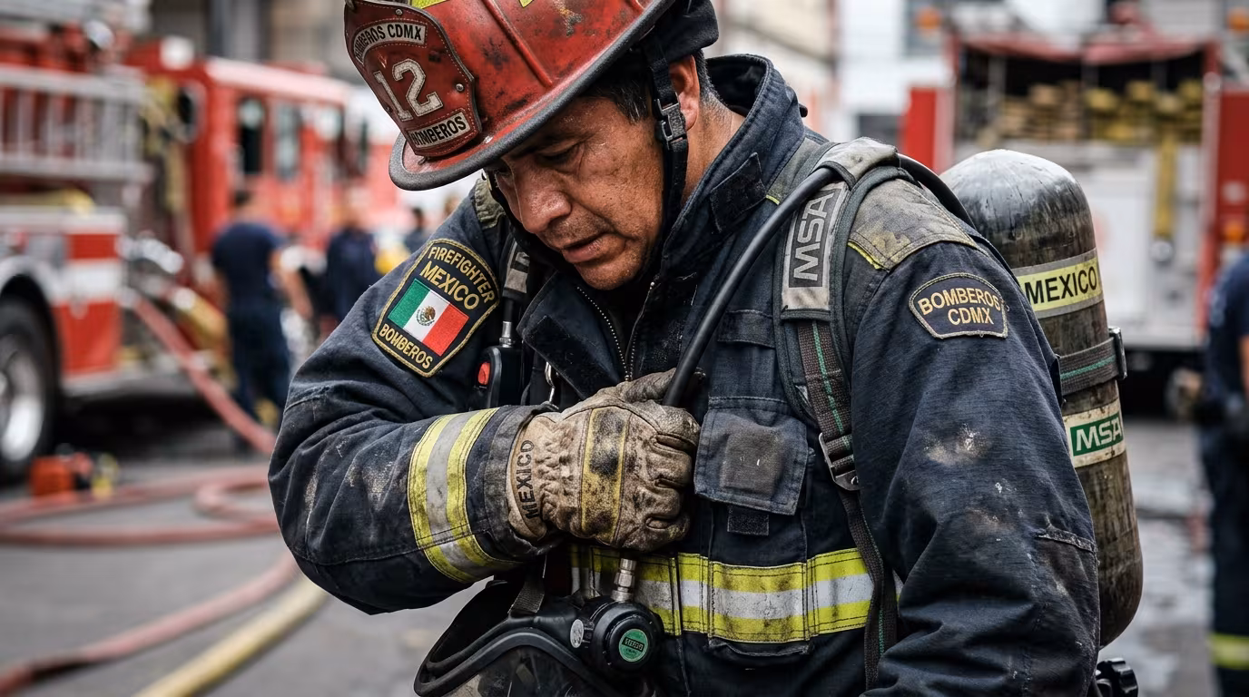 Capucha bombero con barrera particulada certificada NFPA 1971-2018