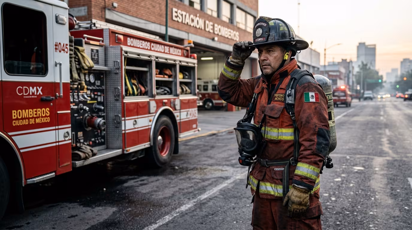 Trajes para bombero estructural