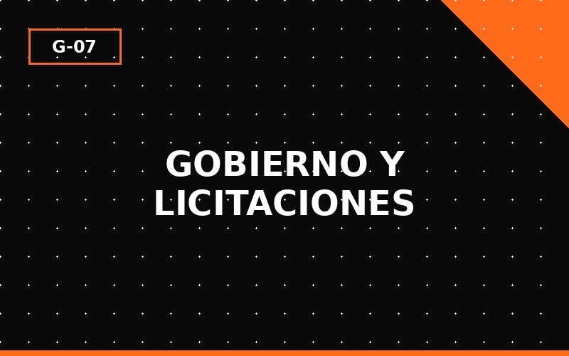 Gobierno y licitaciones