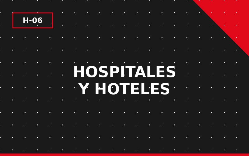 Hospitales y hoteles